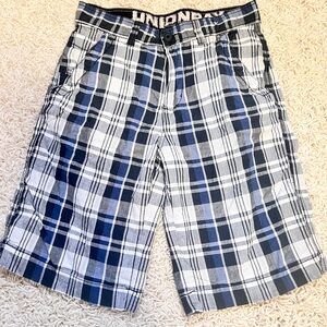 Unionbay men’s lightweight shorts sz 29 waist plaid